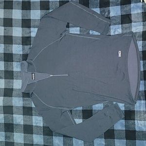 Vintage. Made in USA. Patagonia. Stretchy longsleeve. 1/4 zip pullover. Size Med